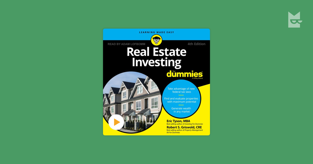 Real estate investing for dummies audio free 5 dollars forex market